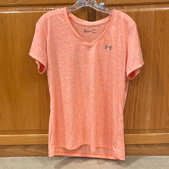 Under Armour, women’s size L, peach color, activewear - Picture 1 of 5